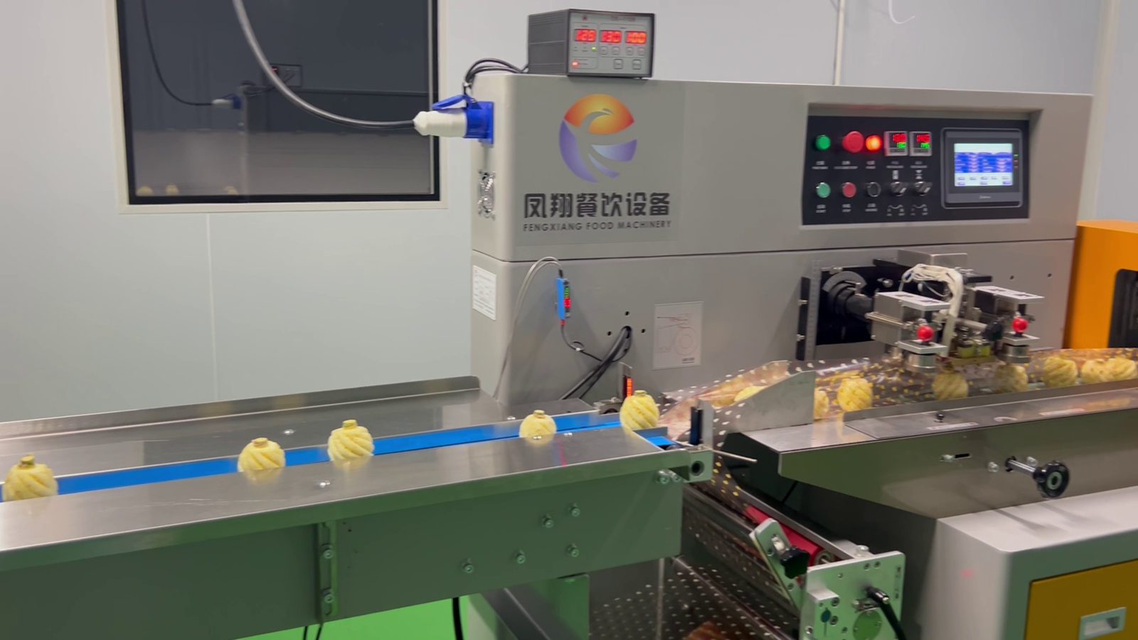 Phulae pineapples on the packing line today